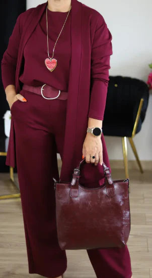 Everyday Modern Three-Piece Knit Set