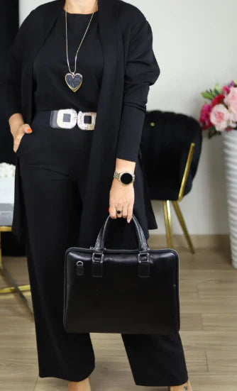 Everyday Modern Three-Piece Knit Set