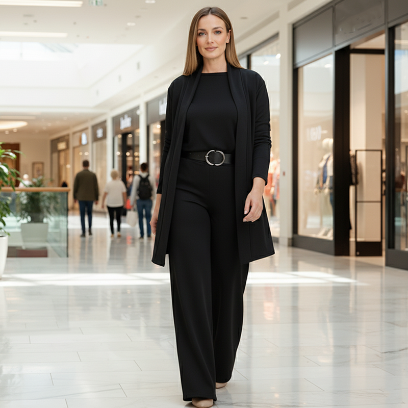 Everyday Modern Three-Piece Knit Set